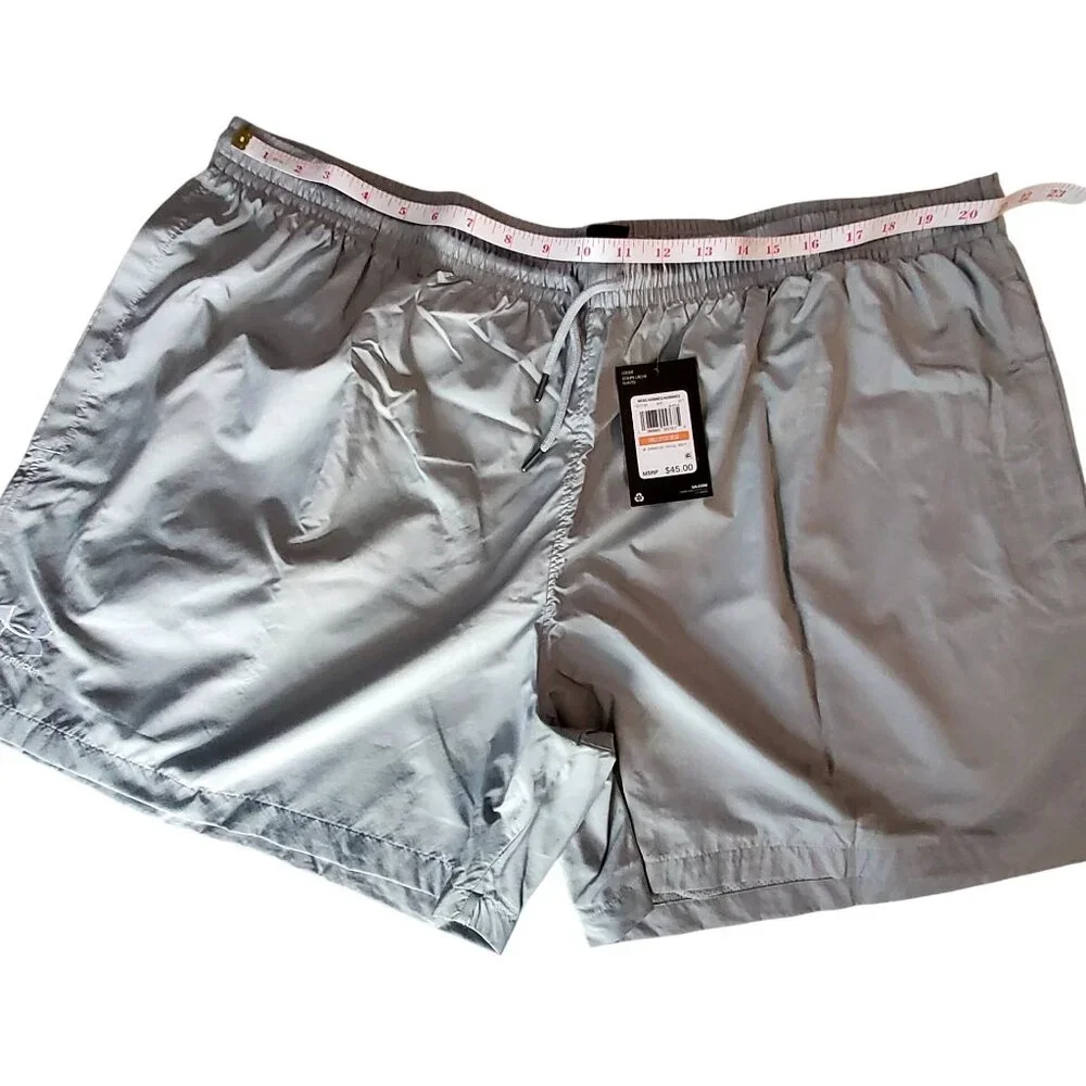 Under Armour Mens Loose-Fit Grey Athletic Shorts 3XL With Pockets & Drawstring - Picture 3 of 11